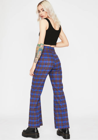 Deep On Repeat Plaid Pants