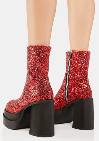 Mystical Sparks Platform Boots