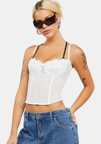 Tabi Cotton Lace Corset