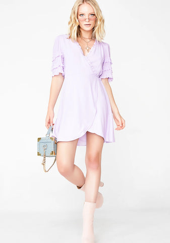 Smell The Roses Wrap Dress