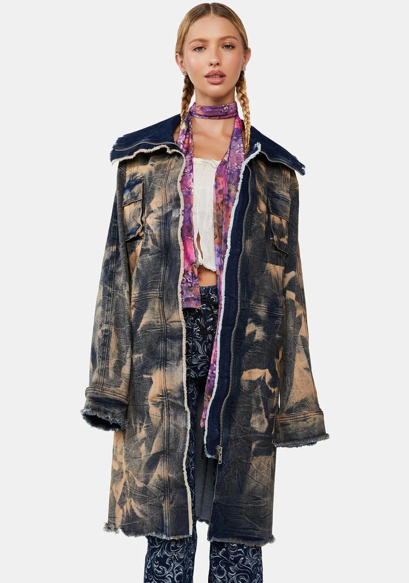 Pisa My Heart Denim Parka