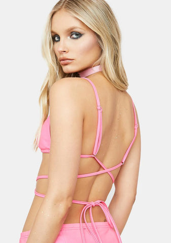 Sweet Freak Of Nature Reflective Bra Top