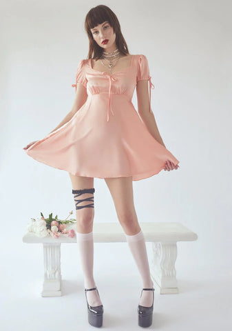Peach Spread The Love Babydoll Dress