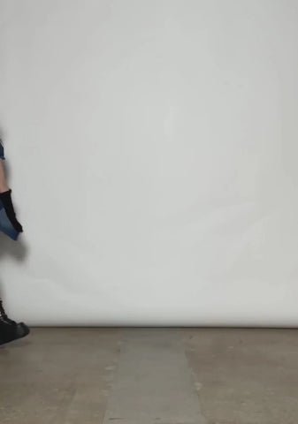 Chasin' Rainbows Mini Dress - Denim