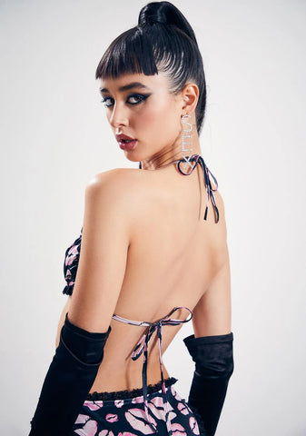 Kiss And Tell Halter Bra