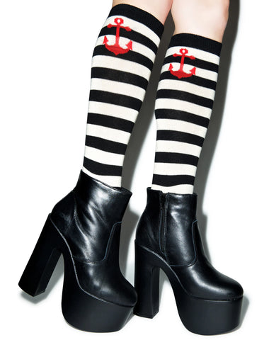 Anchor Stripe Socks