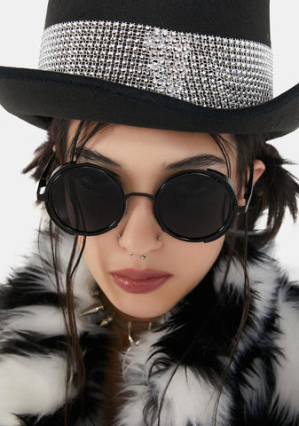 Into The Darkness Circle Sunglasses