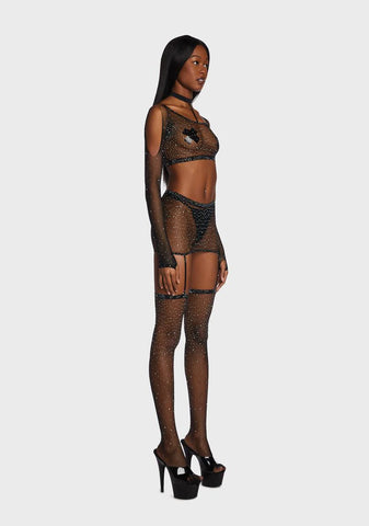 Can't Be Me Fishnet Bodystocking Set