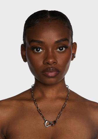 Locked Up By Love Chain Necklace