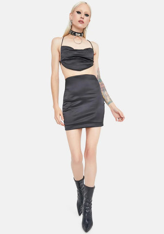 Wicked Intuition Satin Set