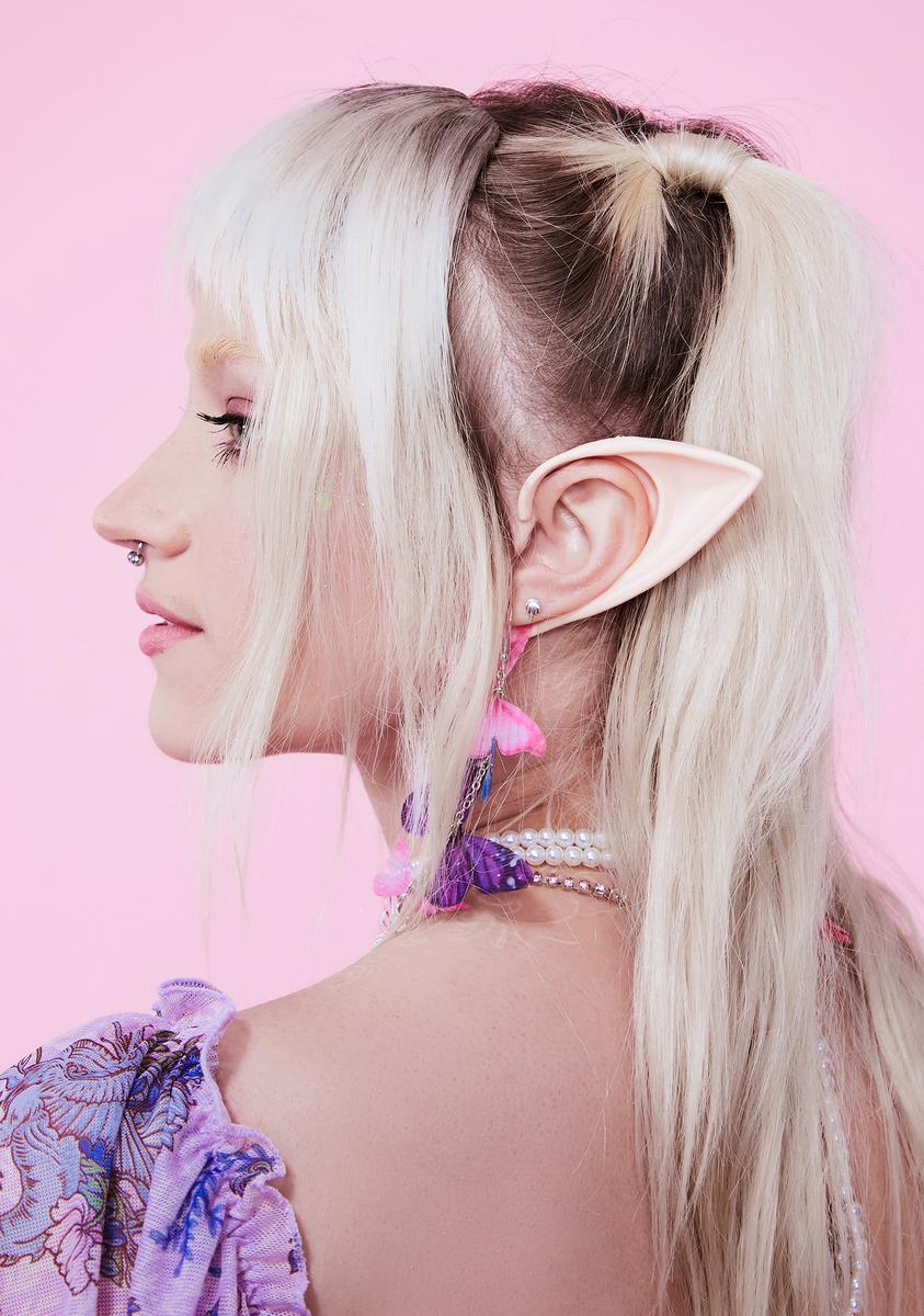 Pink Short Elf Ears