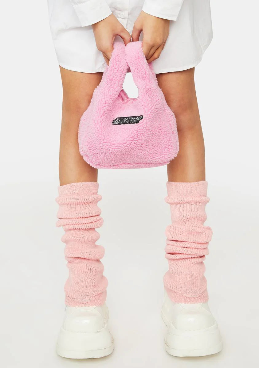 Space Lady Girl Sherpa Handbag