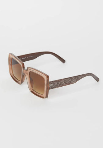 Taupe Having A Moment Oversized Sunglasses