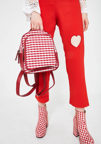 Hot Skippin' Along Gingham Backpack