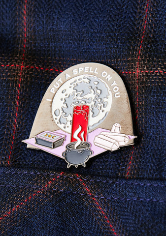 I Put A Spell On You Enamel Pin