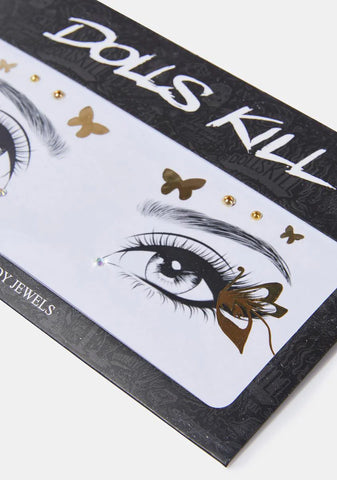 Like Diamonds In The Sky Face Stickers