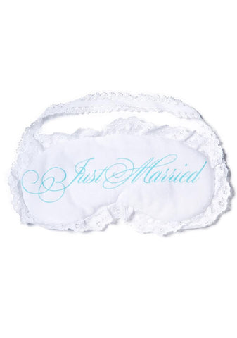 Just Married Eye Mask