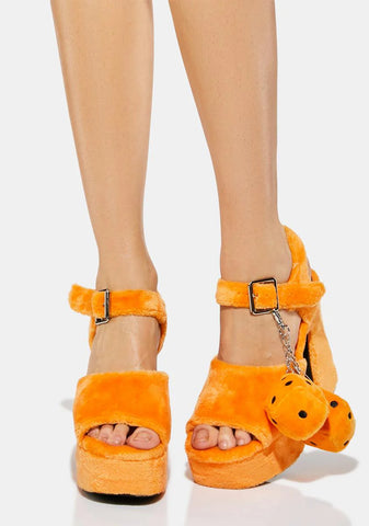 Snake Eyes Fuzzy Mary Janes