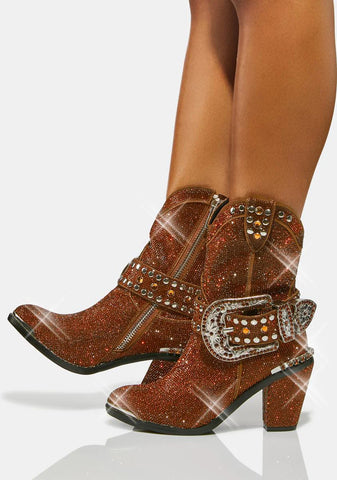 Amber Sheriff Shine Cowboy Boots