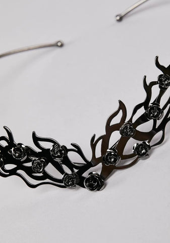 Wilted Roses Headpiece