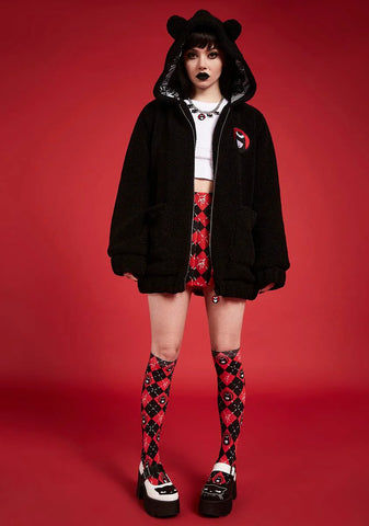 Don't Bother Meow Faux Fur Coat