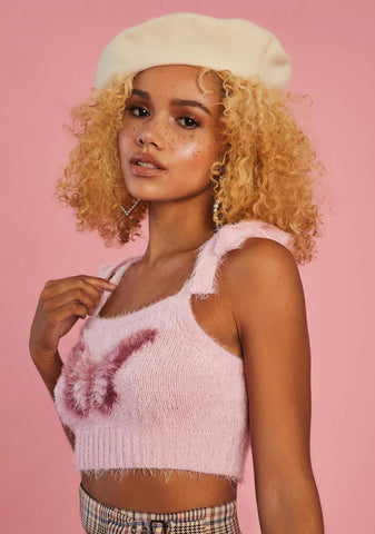 Longing For You Fuzzy Tank Top