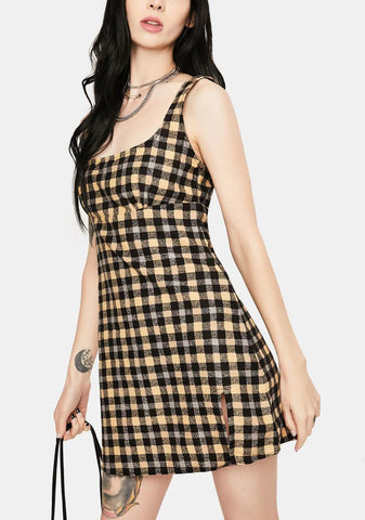 90s Grunge Mehra Mini Dress
