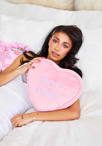 Sweet Nothings Plush Heart Pillow