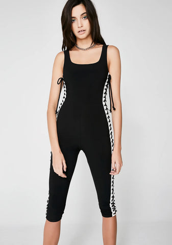 End Goal Lace-Up Catsuit
