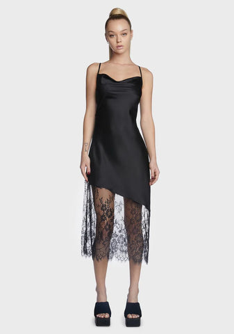 Take Me Out Midi Slip Dress