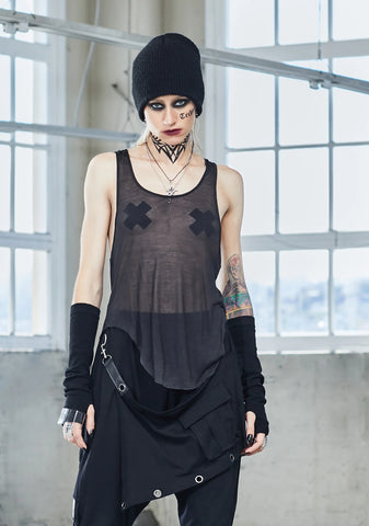 Bassline Sheer Racerback Tank