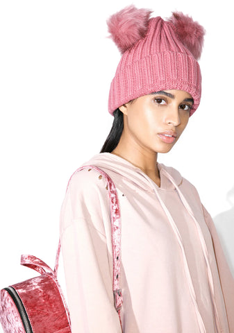 BB Kuma Pom-Pom Beanie