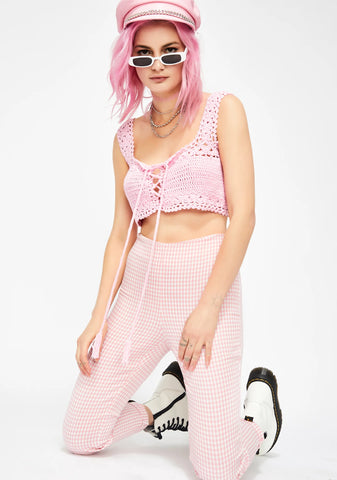 Cordially Delightful Crochet Top