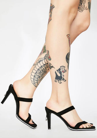 Where's My Check Pierced Heels