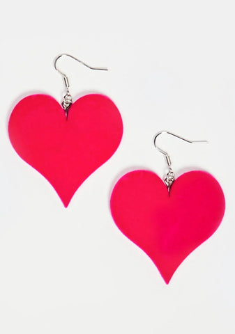 Softer Love Velvet Heart Earrings