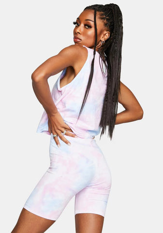Aaliyah Tie Dye Biker Shorts