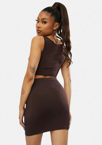 Stay Up All Night Corset & Skirt Set