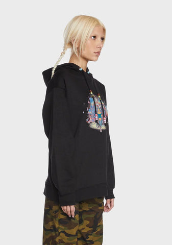 Maya Beaded Knit Hoodie