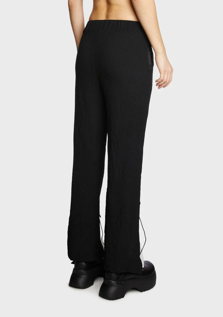 Walk With Me Lace Up Pants