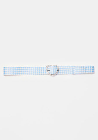 Bedazzled Heart Rhinestone Belt
