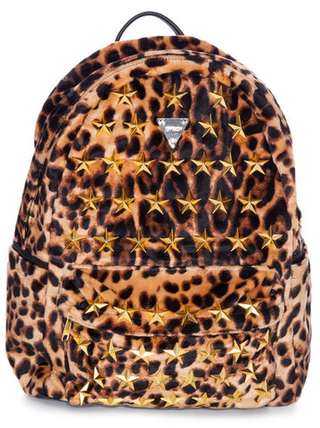 Star Burst Leopard Backpack