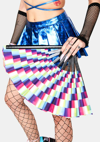 Trippy Folding Fan