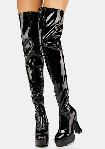 Wicked Desire Platform Boots