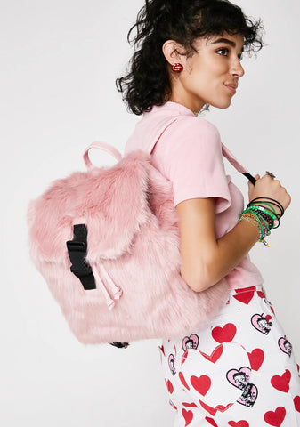 Candy Fur Backpack