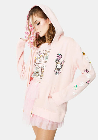 Hello Fruity Graphic Hoodie
