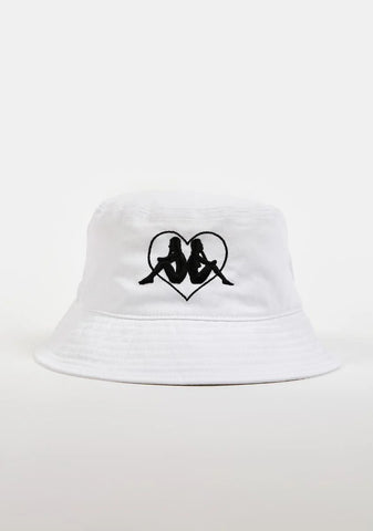 White Authentic Tychy Bucket Hat