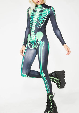 Acid Bones Skeleton Catsuit