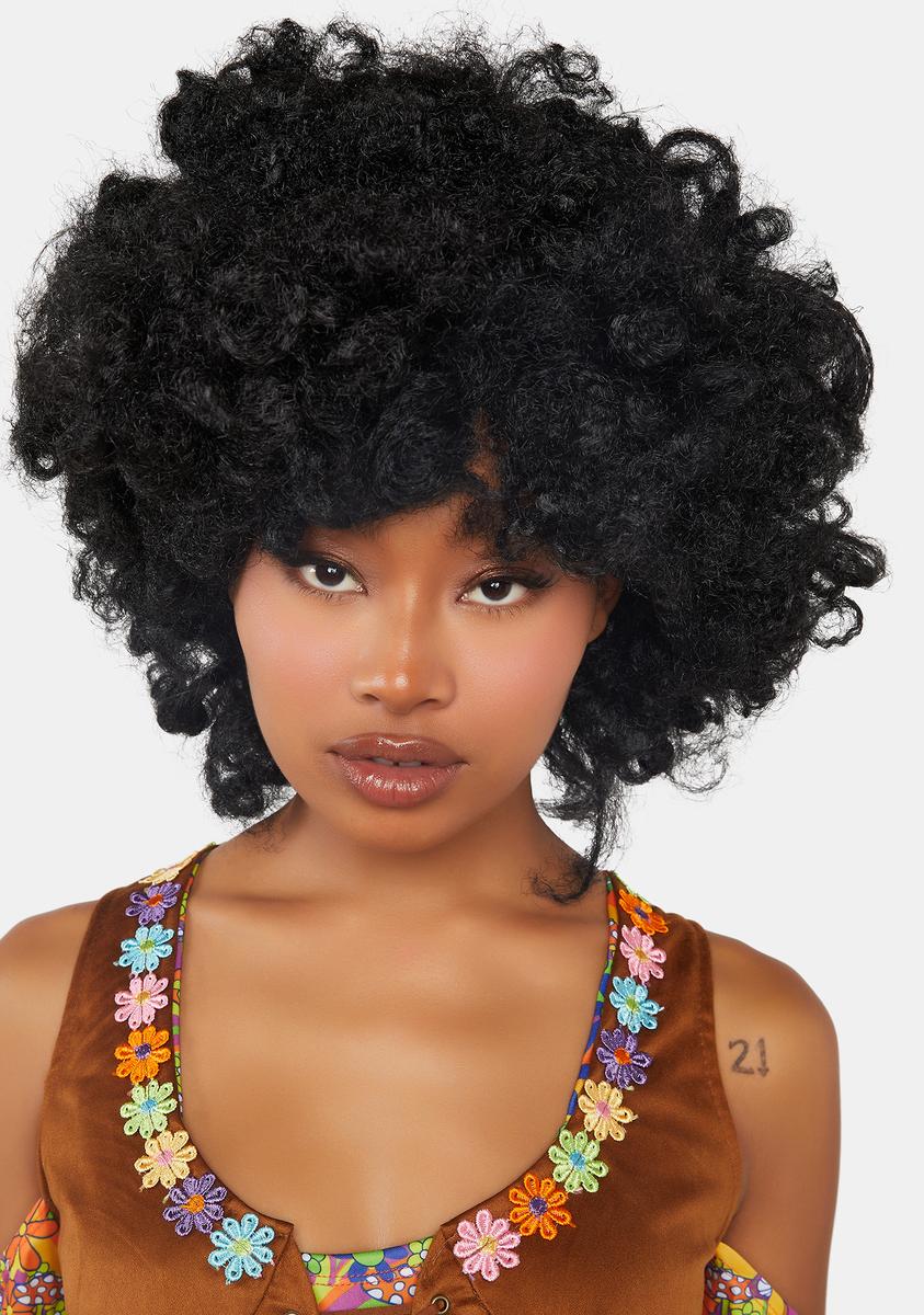 Black Afro Wig