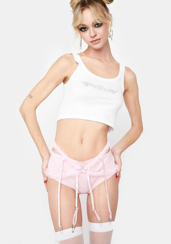 Don't Call Me Angel Garter Belt