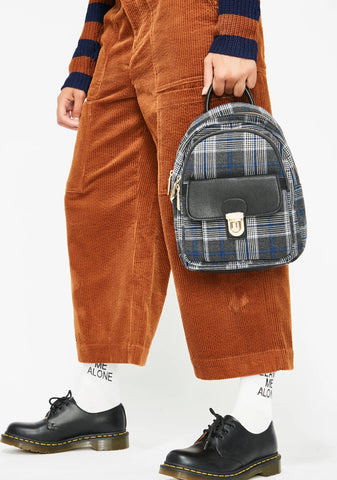 Perfect Attendance Plaid Backpack